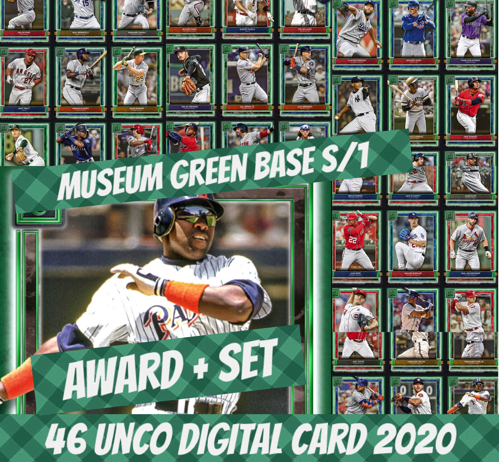 2020 Topps Colorful Tony Gwynn Unco Award Set 1+45 Museum Green S/1 Digital