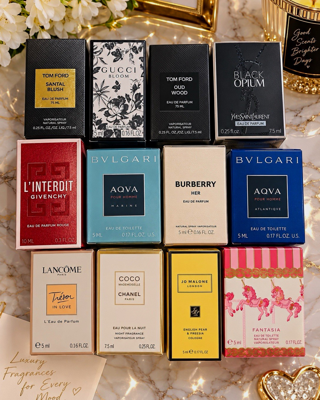 Mixed Brands Perfume Miniatures Lot Tom Ford Gucci YSL Chanel Bvlgari 12 for $60 Mixed Brands Perfume Miniatures Lot Tom Ford Gucci YSL Chanel Bvlgari 12 for $60
