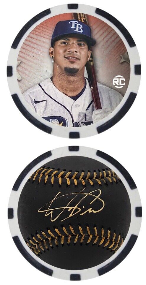 WANDER FRANCO - TAMPA BAY RAYS - ROOKIE CHIP - POKER CHIP  **SIGNED**