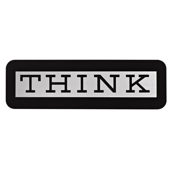 IBM THINK SIGN PLAQUE Rare Authentic Computer Desk Accessory Executive Gift USA IBM THINK SIGN PLAQUE Rare Authentic Computer Desk Accessory Executive Gift USA
