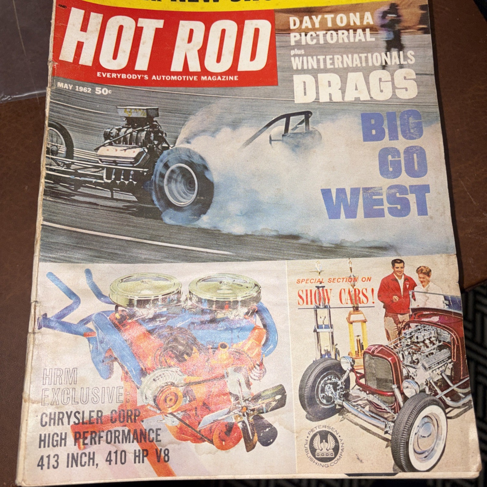 11 Hot Rod Magazines. 1962-1967. Good Condition. Slot As Set