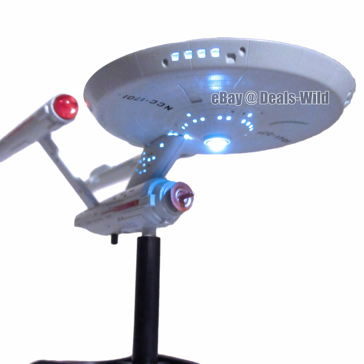 Star Trek USS Enterprise Light Up NCC-1701 Ship Stocking Stuffer TOS Original Star Trek USS Enterprise Light Up NCC-1701 Ship Stocking Stuffer TOS Original