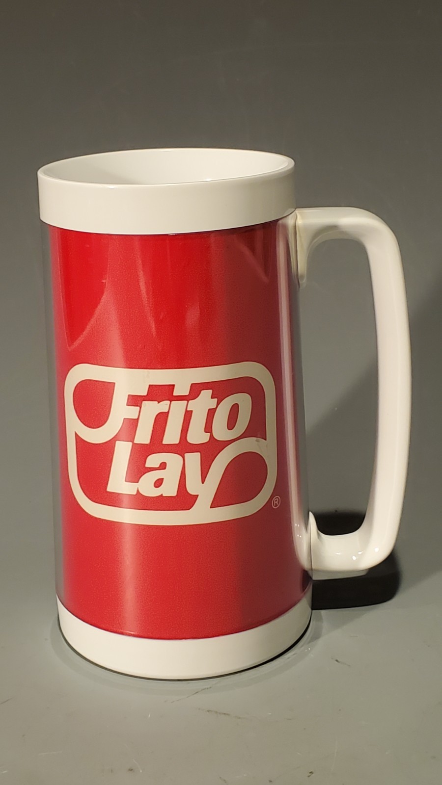 Thermo-Serv Frito-Lay Vintage Advertising Mug Red/White Made in U.S.A.
