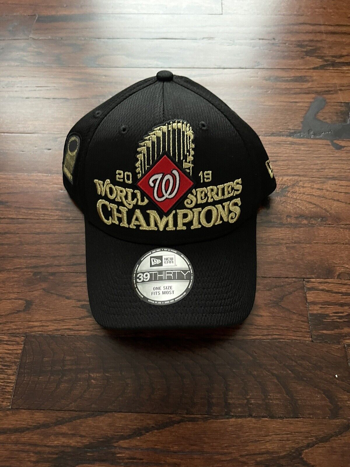 Washington Nationals New Era 2019 World Series Champions 39THIRTY Cap Hat