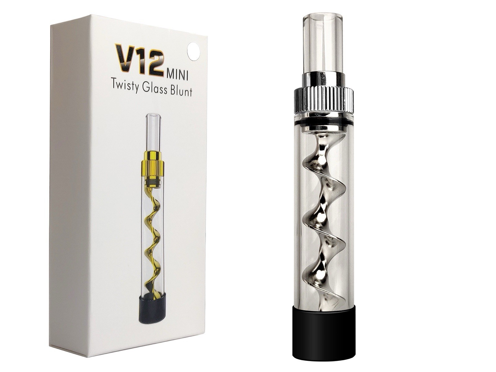 New Low Price V12 Mini Herb Pipe Twisty Blunt Tobacco Smoking Pipes Glass New Low Price V12 Mini Herb Pipe Twisty Blunt Tobacco Smoking Pipes Glass
