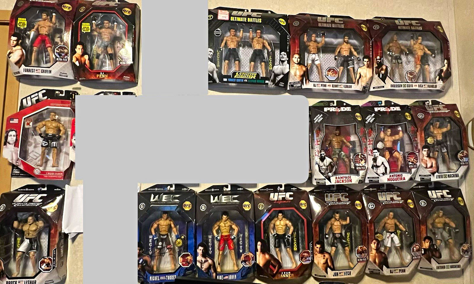 UFC Jakks Pacific Figure Lot UFC Jakks Pacific Figure Lot