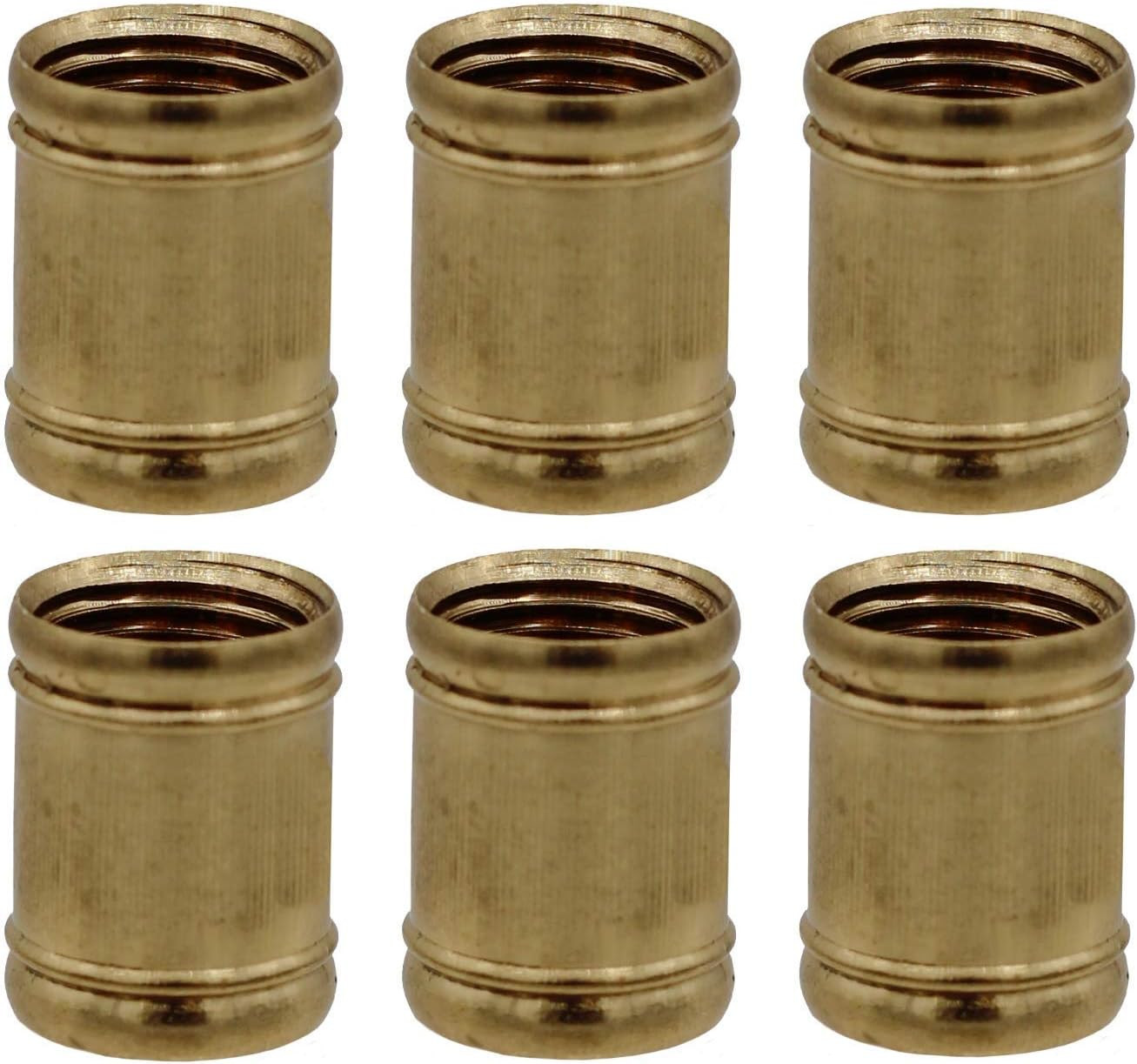 Brass Coupling 1/2 Inch Long 1/8 IP for Lamp and Light Fixture Brass Coupling 1/2 Inch Long 1/8 IP for Lamp and Light Fixture