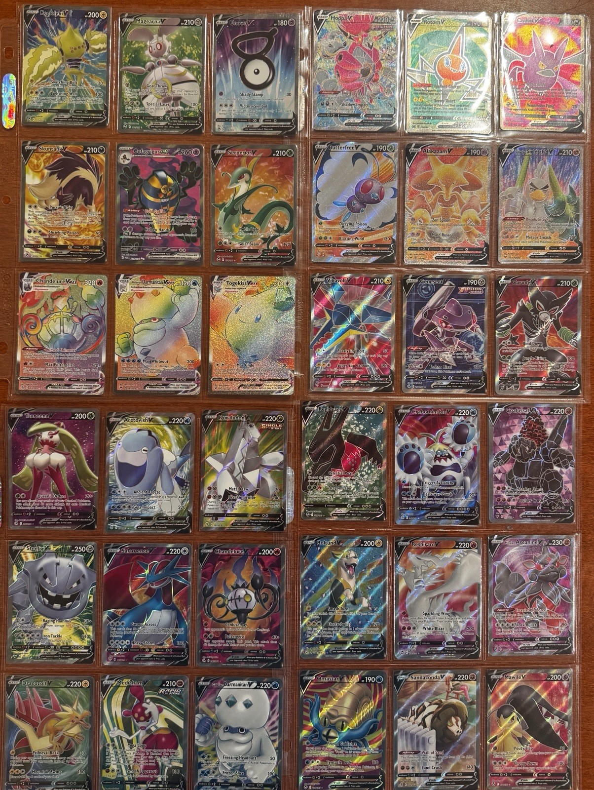 Pokemon TCG Sword And Shield Full Art V Card Lot (37) Vmax - Priced To Sell
