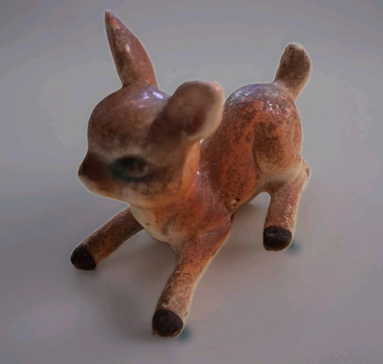 Vintage Ceramic Fawn Made In Japan 1950\'s