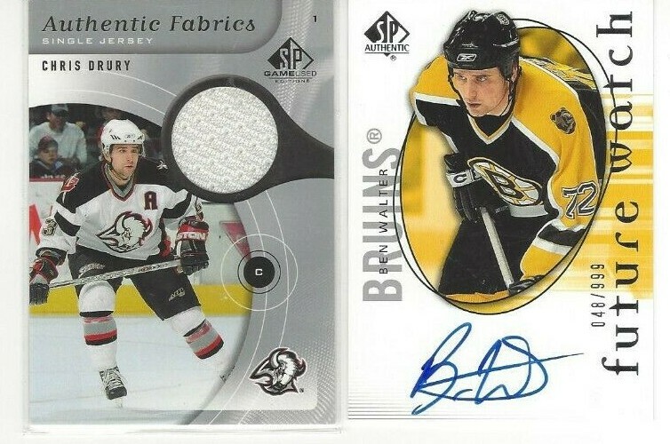 2005-06 SP Authentic #288 Ben Walter AU RC Boston Bruins 48/999