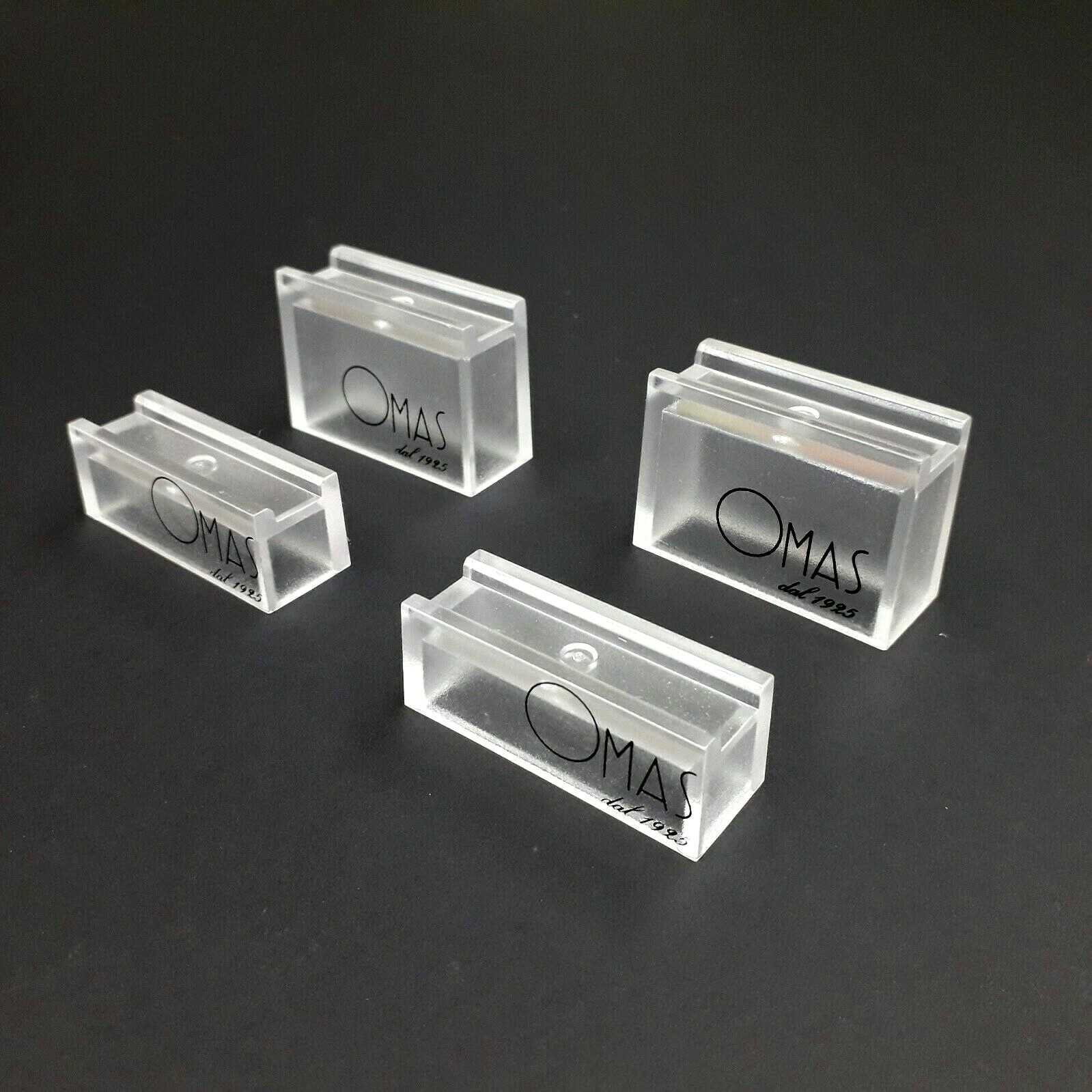 Lot of 4 Original Omas Pen Display Stands 2 Sizes Hard to Find  Collectible Mint