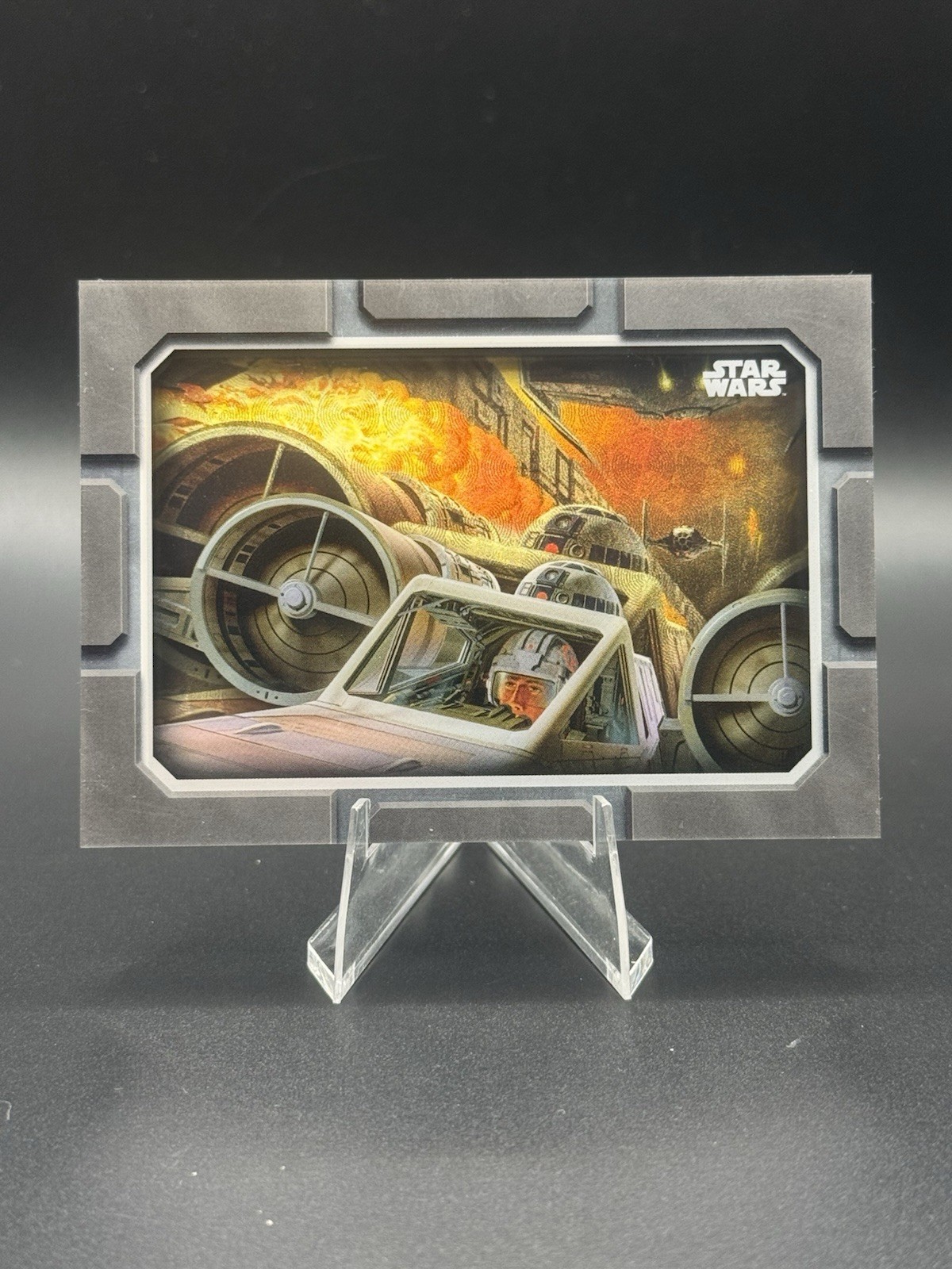 2025 Topps Chrome Star Wars Galaxy Trench Run Superfractor 1/1 Skywalker Ep IV 2025 Topps Chrome Star Wars Galaxy Trench Run Superfractor 1/1 Skywalker Ep IV