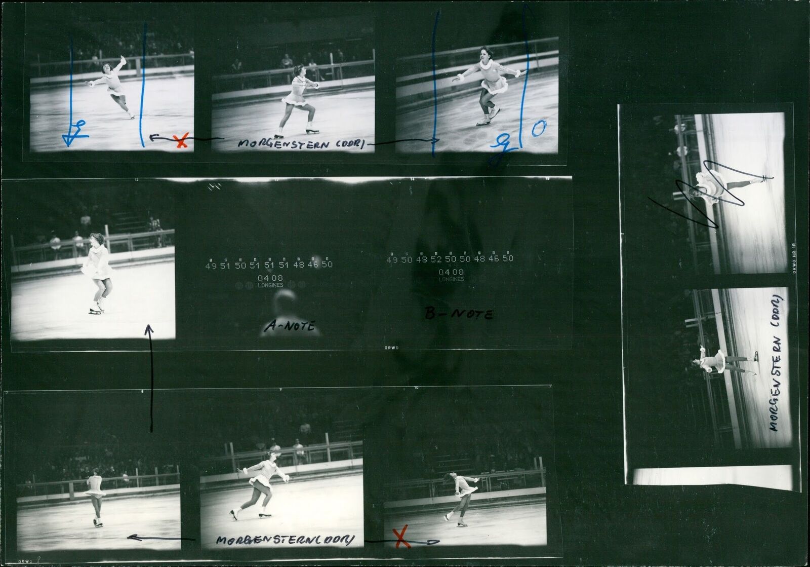 Contact sheet for the 1968 Winter Olympics - Vintage Photograph 3761788