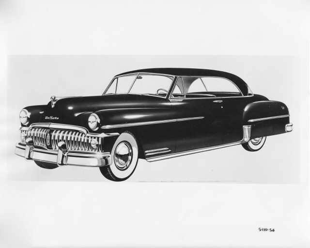 1952 DeSoto Custom 2 Door Sportsman Hardtop Coupe Press Photo 0009 1952 DeSoto Custom 2 Door Sportsman Hardtop Coupe Press Photo 0009