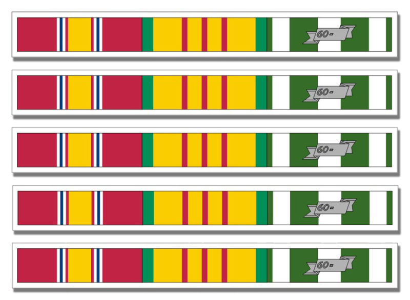 Vietnam Service Ribbon 5.5 Vietnam Service Ribbon 5.5