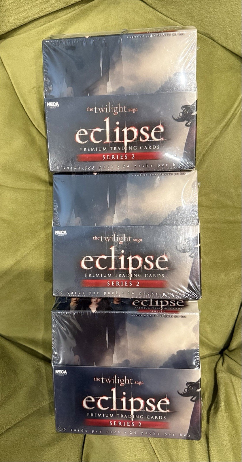 3 Sealed Boxes🔥NECA Twilight Saga Eclipse Series 2 Cards Edward Bella Jacob SP 3 Sealed Boxes🔥NECA Twilight Saga Eclipse Series 2 Cards Edward Bella Jacob SP