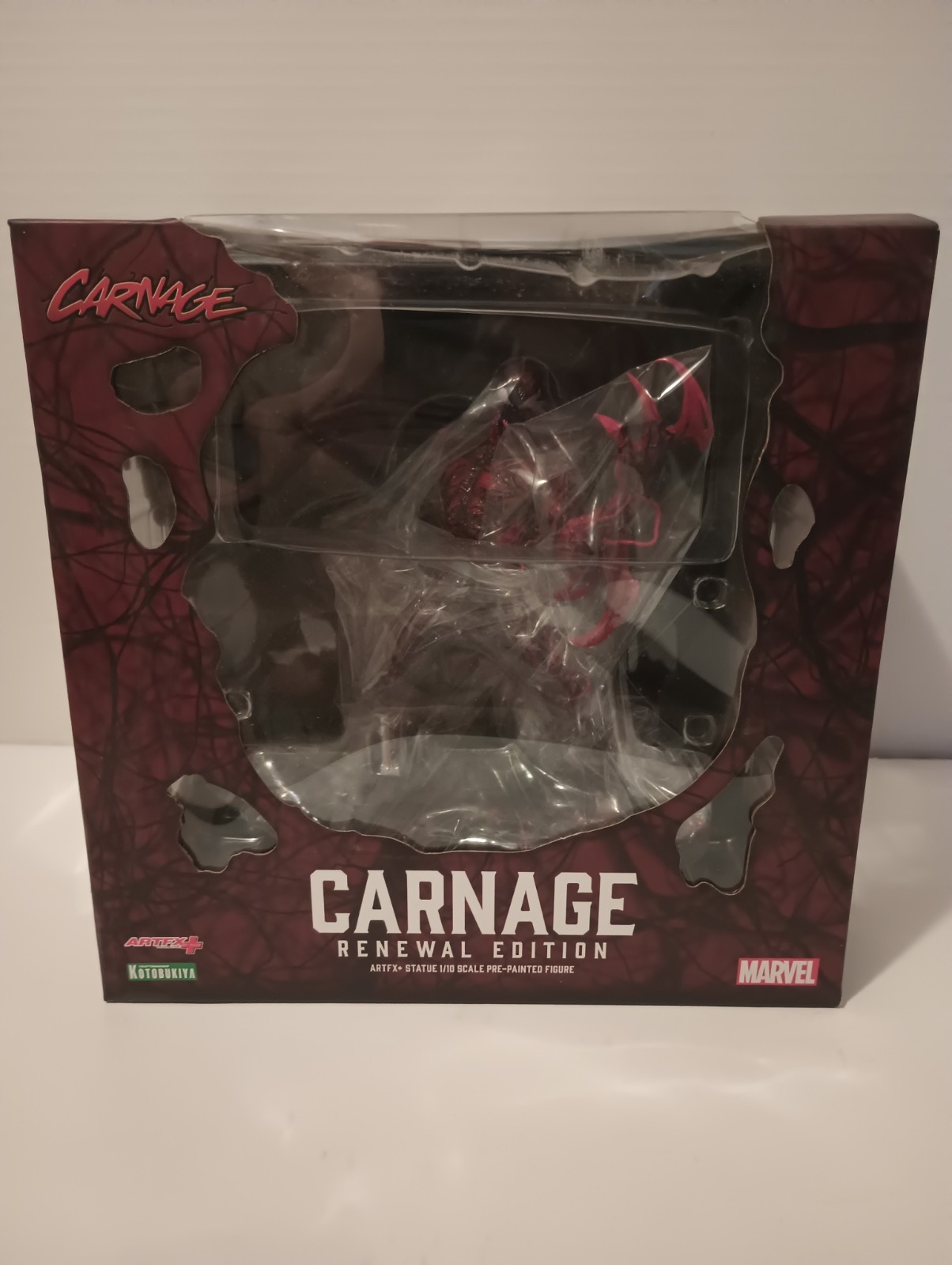Kotobukiya Carnage Renewal Edition ARTFX+ Statue Marvel Universe Non Mint Box Kotobukiya Carnage Renewal Edition ARTFX+ Statue Marvel Universe Non Mint Box