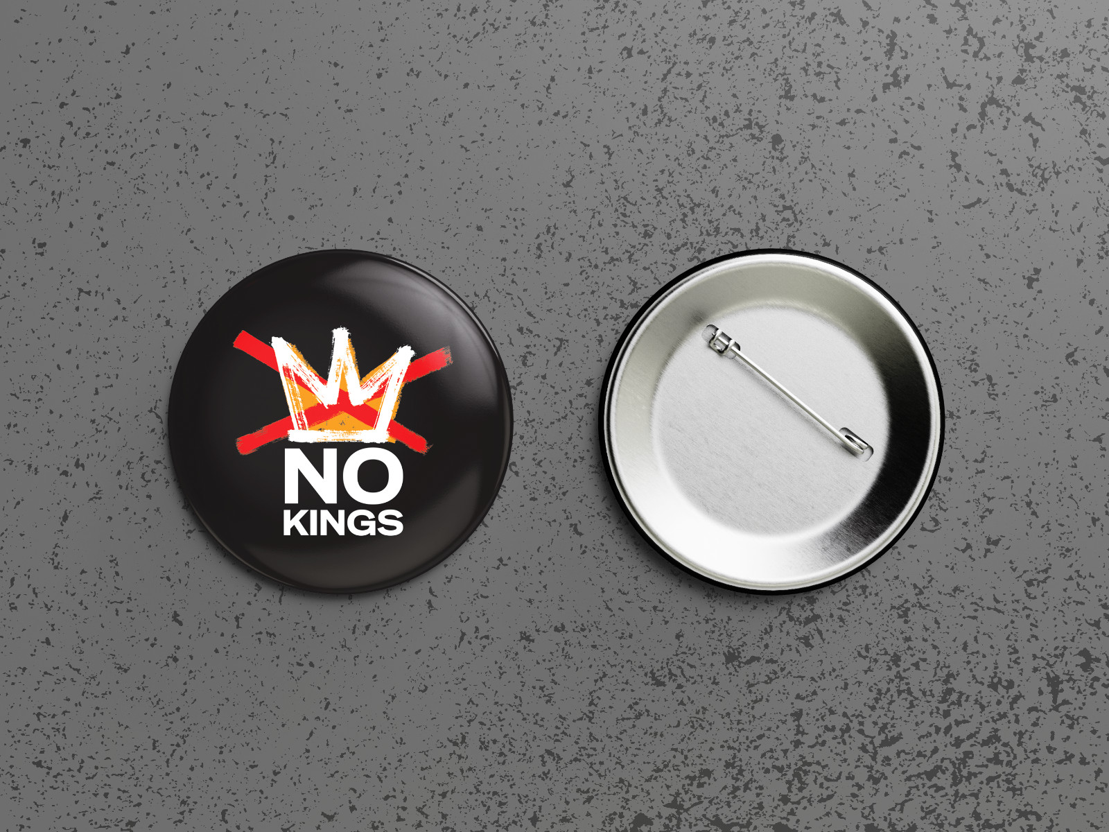 No Kings (Black) 2.25 No Kings (Black) 2.25