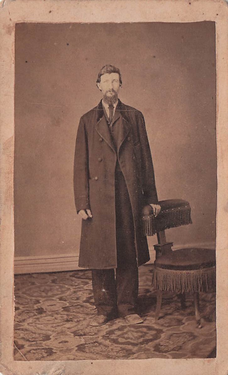 Antique Photo Tall Man Studio Scott #R13c Stamp 1862-71 Dayton Ohio Cridland\'s Antique Photo Tall Man Studio Scott #R13c Stamp 1862-71 Dayton Ohio Cridland\'s