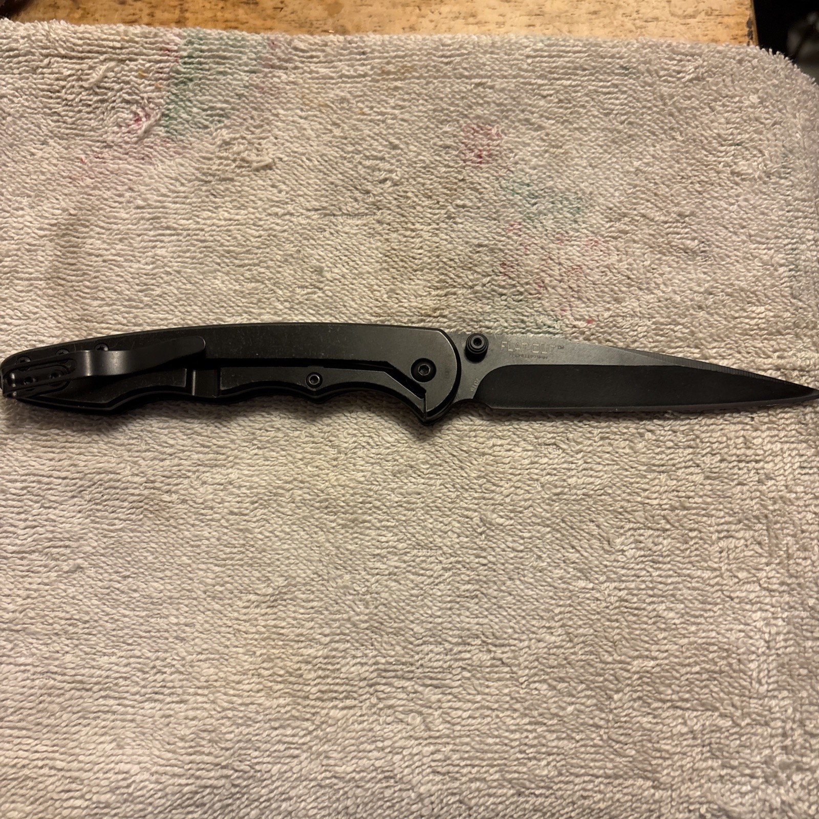 Tualong All Stainless Steel (Black Lerch Model 7016) Flat Out Folding Knife Tualong All Stainless Steel (Black Lerch Model 7016) Flat Out Folding Knife