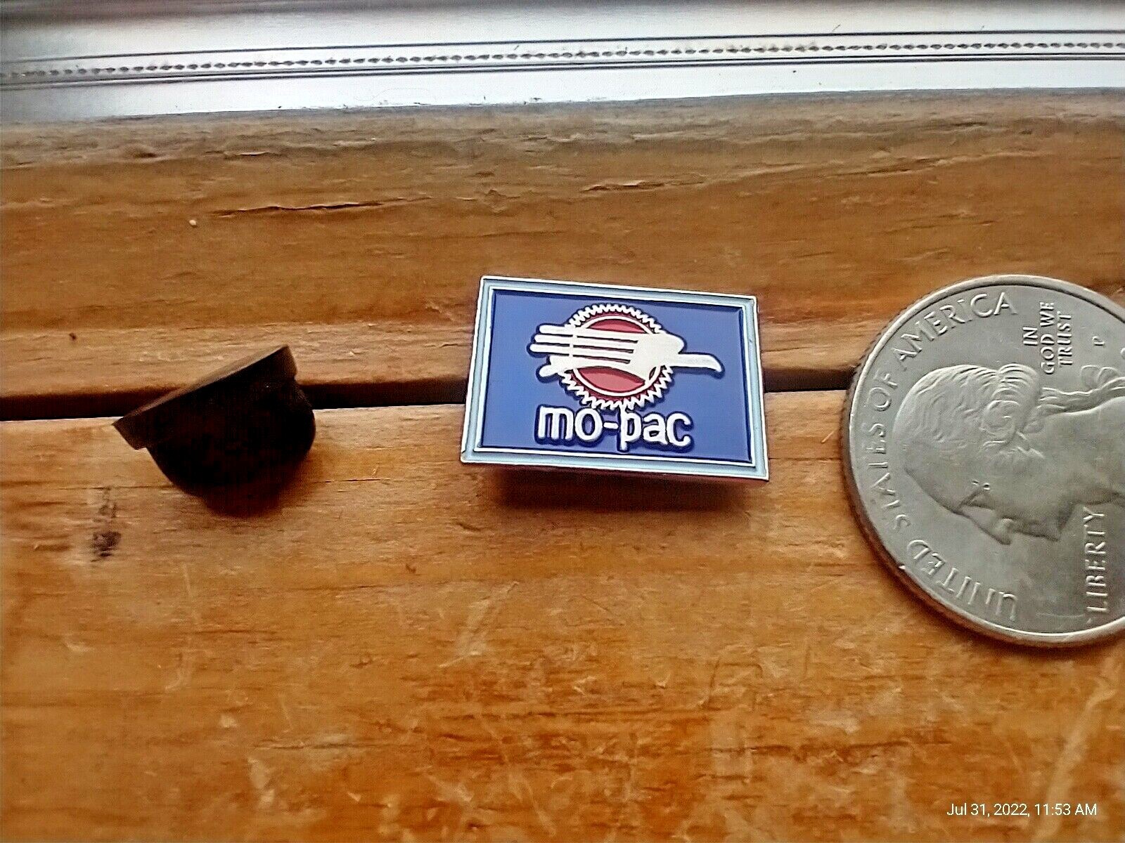 MO PAC MO-PAC Missouri Pacific Railroad Railway train Hat Pin Tie Tack Lapel MO PAC MO-PAC Missouri Pacific Railroad Railway train Hat Pin Tie Tack Lapel