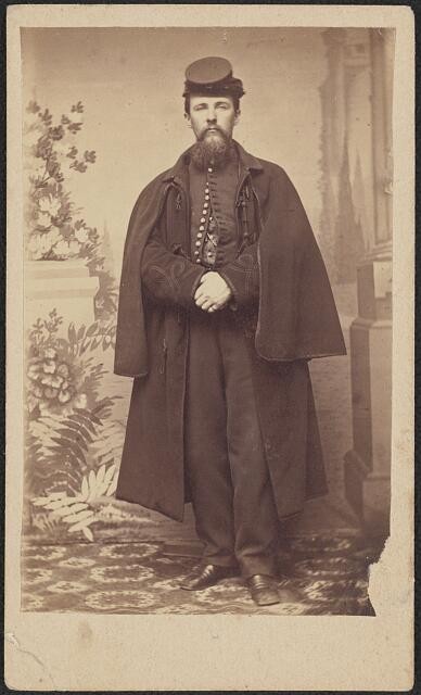 Photo:New York Soldier 114th New York Volunteer Infantry Civil War 1860s
