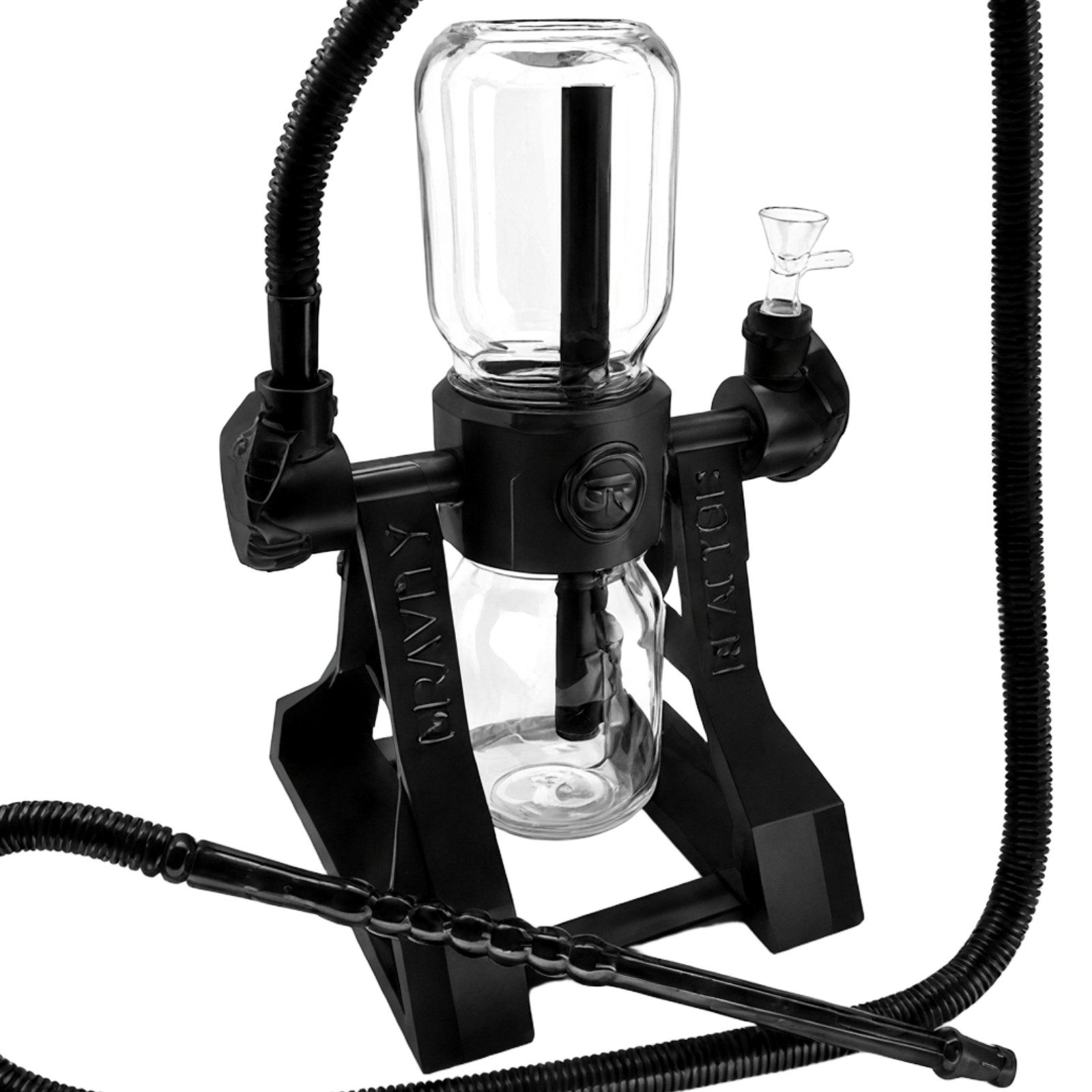 360° Rotating GRavity Bong Dual Glass Chamber Water Hookah Pipe 14mm | Complete 360° Rotating GRavity Bong Dual Glass Chamber Water Hookah Pipe 14mm | Complete