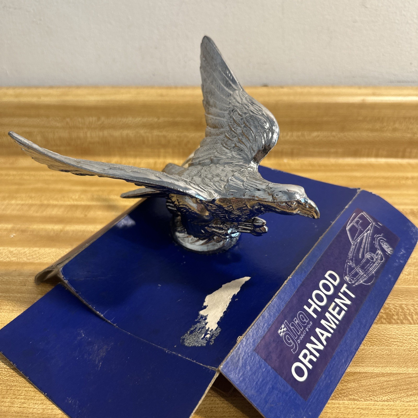 Vintage NOS GHIA Rare Eagle Radiator Cap Hood Ornament Rat Rod New Old Stock Vintage NOS GHIA Rare Eagle Radiator Cap Hood Ornament Rat Rod New Old Stock