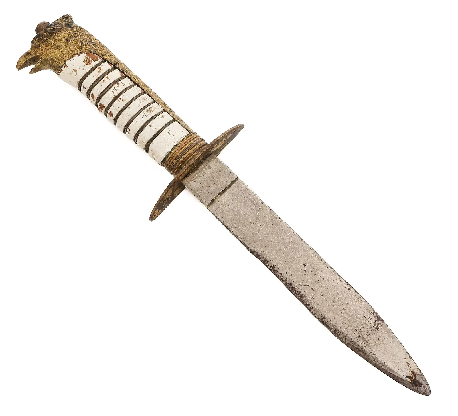 RARE White Italian Wwii Fascist Eagle Head Dagger Leader Youth Knife RARE White Italian Wwii Fascist Eagle Head Dagger Leader Youth Knife