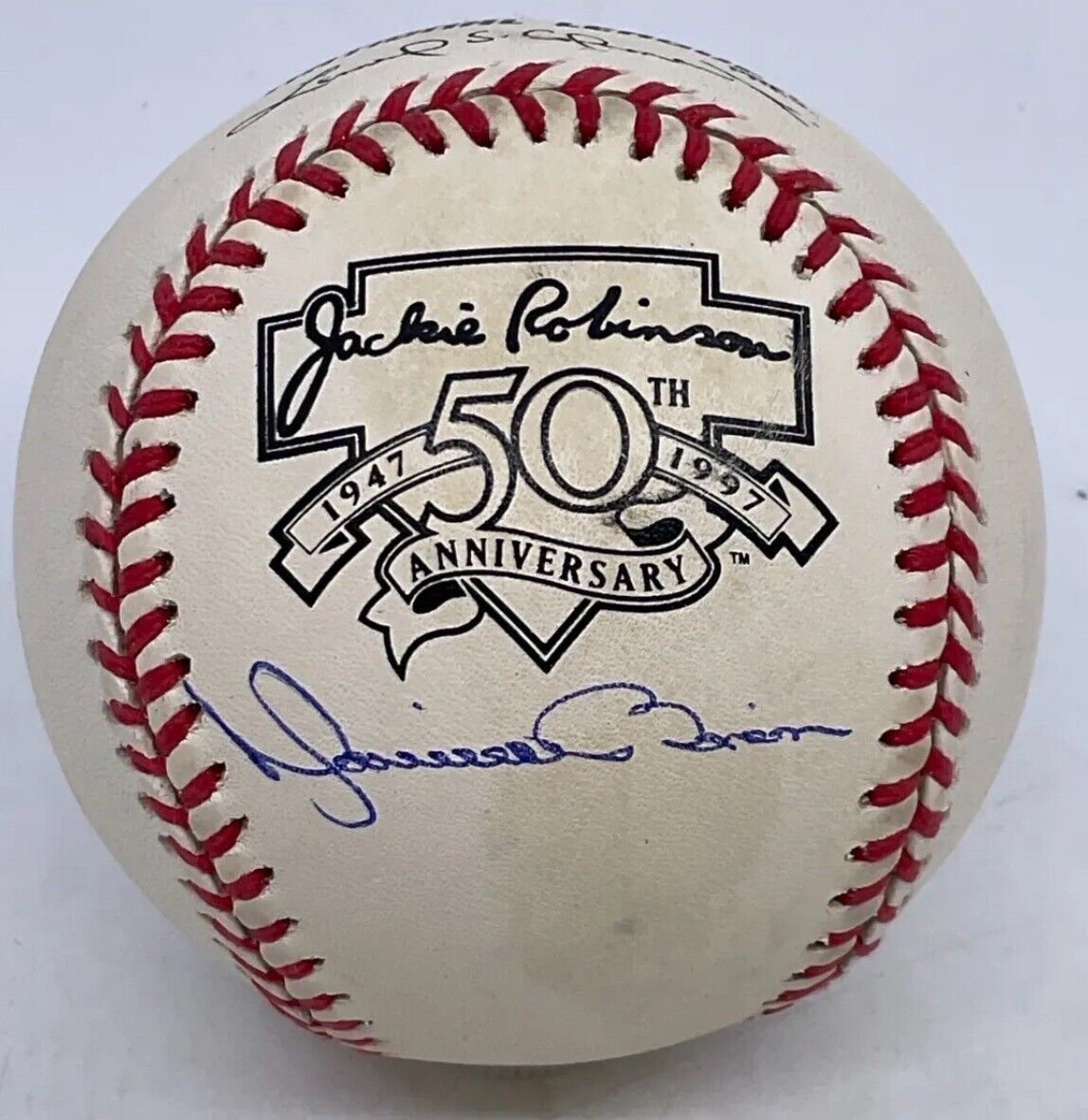 Yankees MARIANO RIVERA HOF Signed OML Jackie Robinson 50th Baseball AUTO PSA COA
