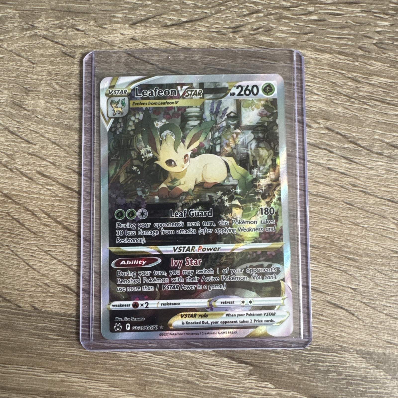 Pokémon TCG Leafeon VSTAR GG35/GG70 Near Mint Pokémon TCG Leafeon VSTAR GG35/GG70 Near Mint
