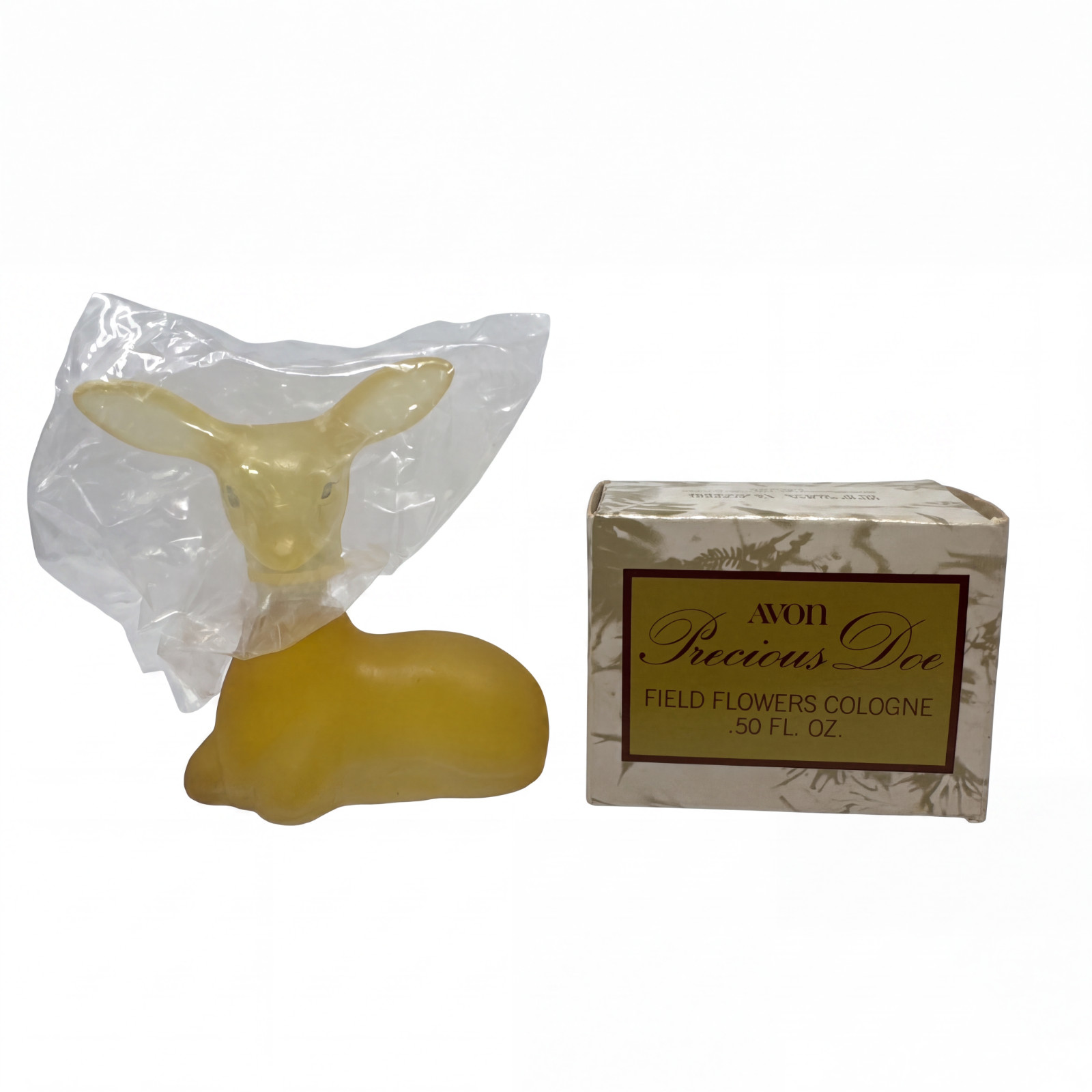 Vintage Avon Precious Doe Deer, Sweet Honesty Field Flowers Cologne .5 Fl Oz NOS Vintage Avon Precious Doe Deer, Sweet Honesty Field Flowers Cologne .5 Fl Oz NOS