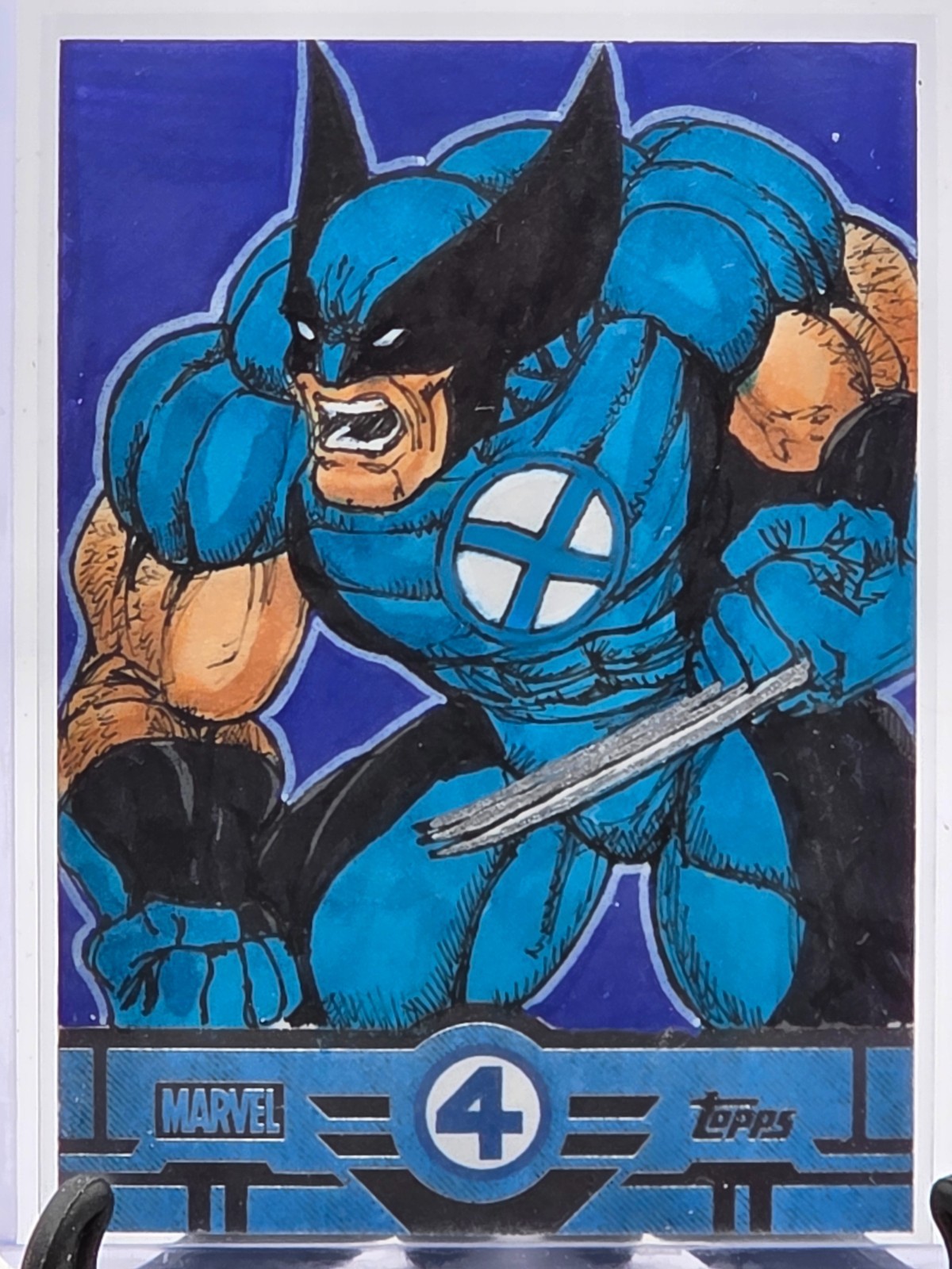 2026 Topps Finest Marvel The Fantastic Four Wolverine Sketch 1/1 2026 Topps Finest Marvel The Fantastic Four Wolverine Sketch 1/1
