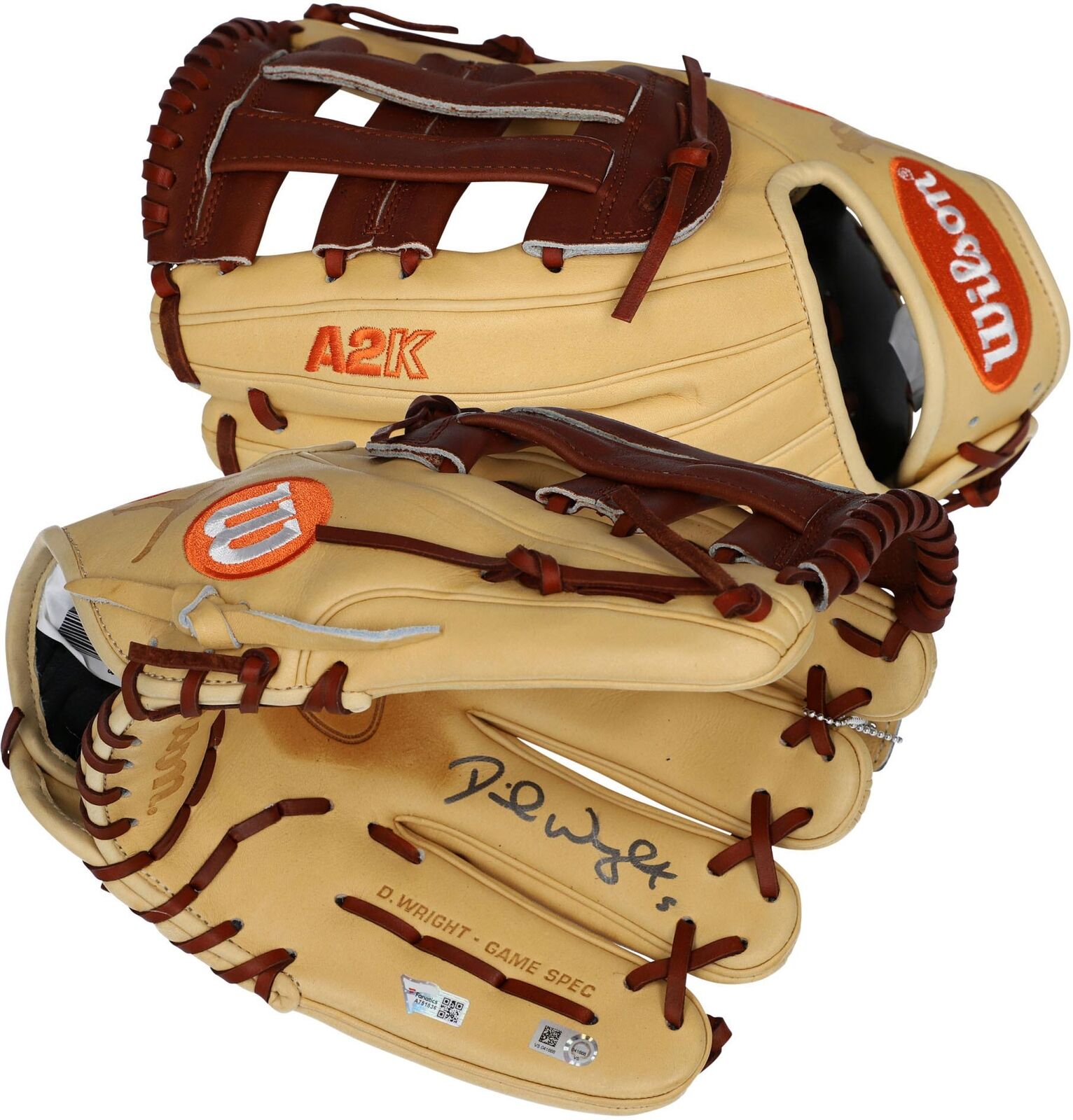 David Wright New York Mets Autographed Wilson Game Model Glove