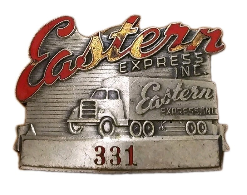 Rare Antique Eastern Express Inc Trucking Trucker's Cap Hat Badge Pin Rare Antique Eastern Express Inc Trucking Trucker's Cap Hat Badge Pin