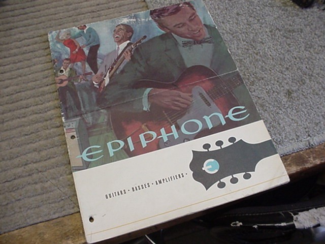 vintage 1960s EPIPHONE catalog full line guitars basses amplifiers Casino GIBSON vintage 1960s EPIPHONE catalog full line guitars basses amplifiers Casino GIBSON