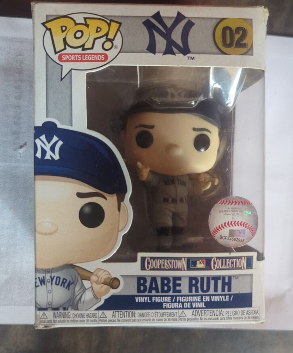 Funko Pop Sports Legends New York Yankees Babe Ruth #02 Cooperstown Collection