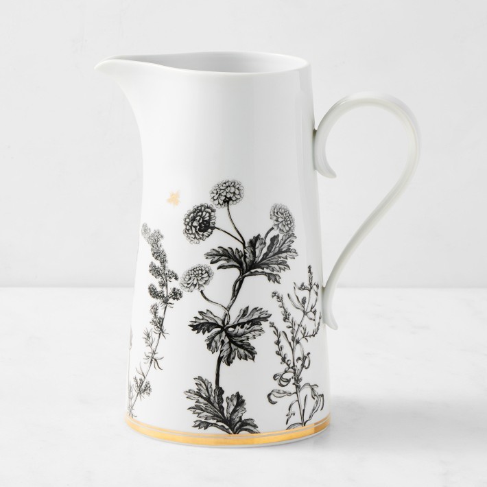 Honeycomb Porcelain Pitcher-williamssonoma|41671