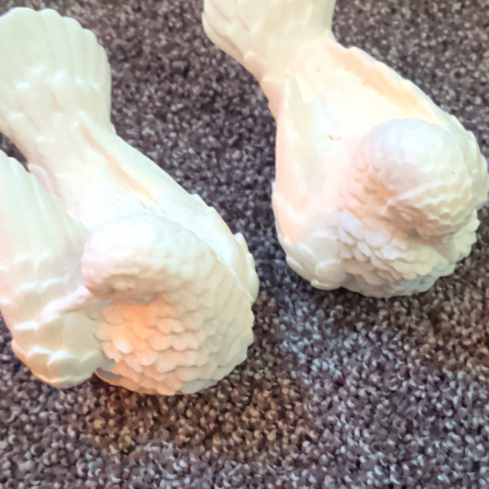 Vintage A. Santini Italian Alabaster Dove Figurines - Pair - Vintage A. Santini Italian Alabaster Dove Figurines - Pair -