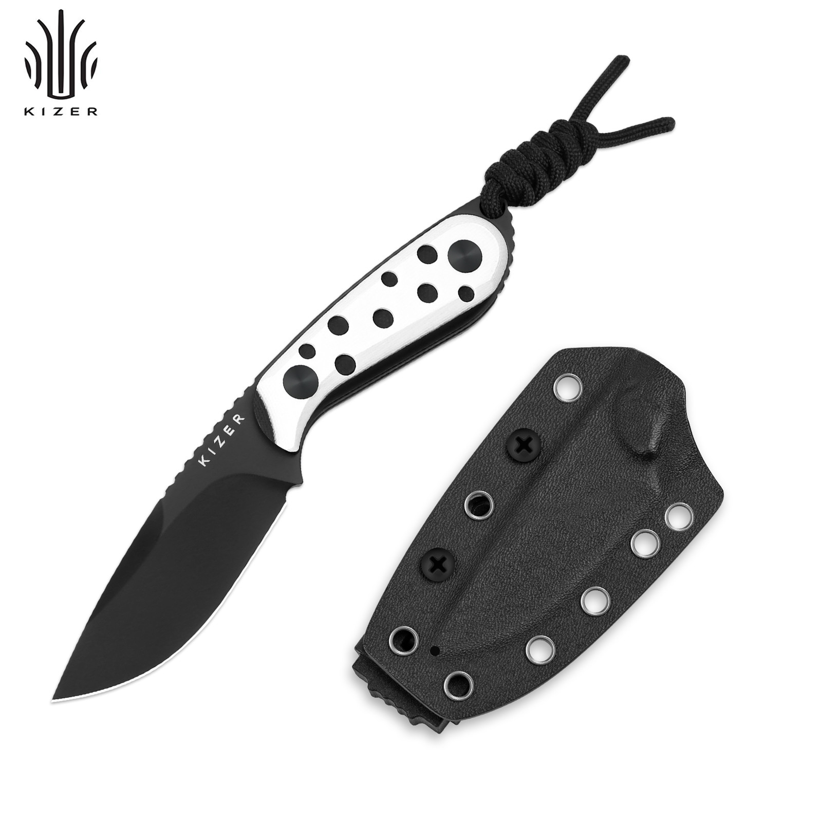 Kizer Buddy Fixed Knife EDC Compact Nitro-V Blade G10 Handle Drop point 1081A3