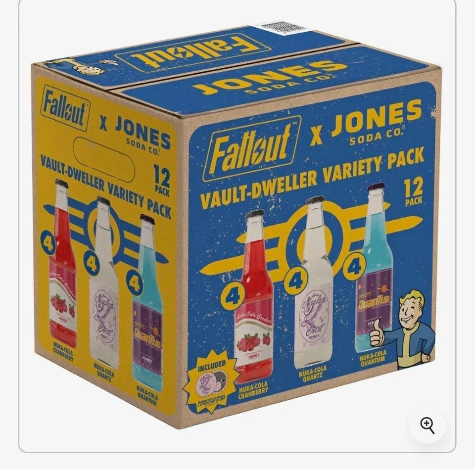 Jones Soda Co. Fallout Vault Dweller Variety Pack 12 Pack Soda *FAST SHIP*