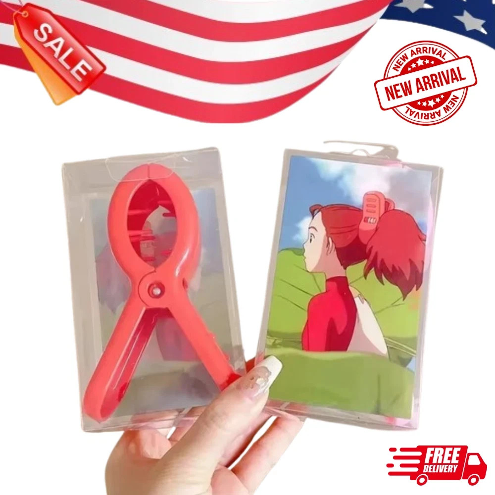 Anime The Secret World of Arrietty Borrower Cartoon Grab Clip Hairpin Ponytail Anime The Secret World of Arrietty Borrower Cartoon Grab Clip Hairpin Ponytail