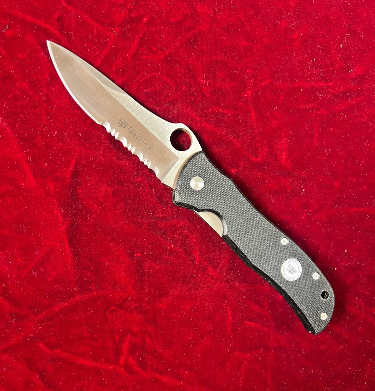 Vintage 1999 Spyderco Terzuola Starmate Knife C55-GPS Made in USA