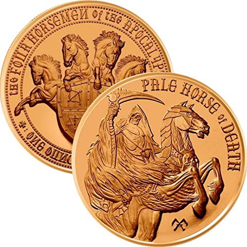 Jig Pro Shop Four Horsemen of The Apocalypse Series 1 oz .999 Pure Copper