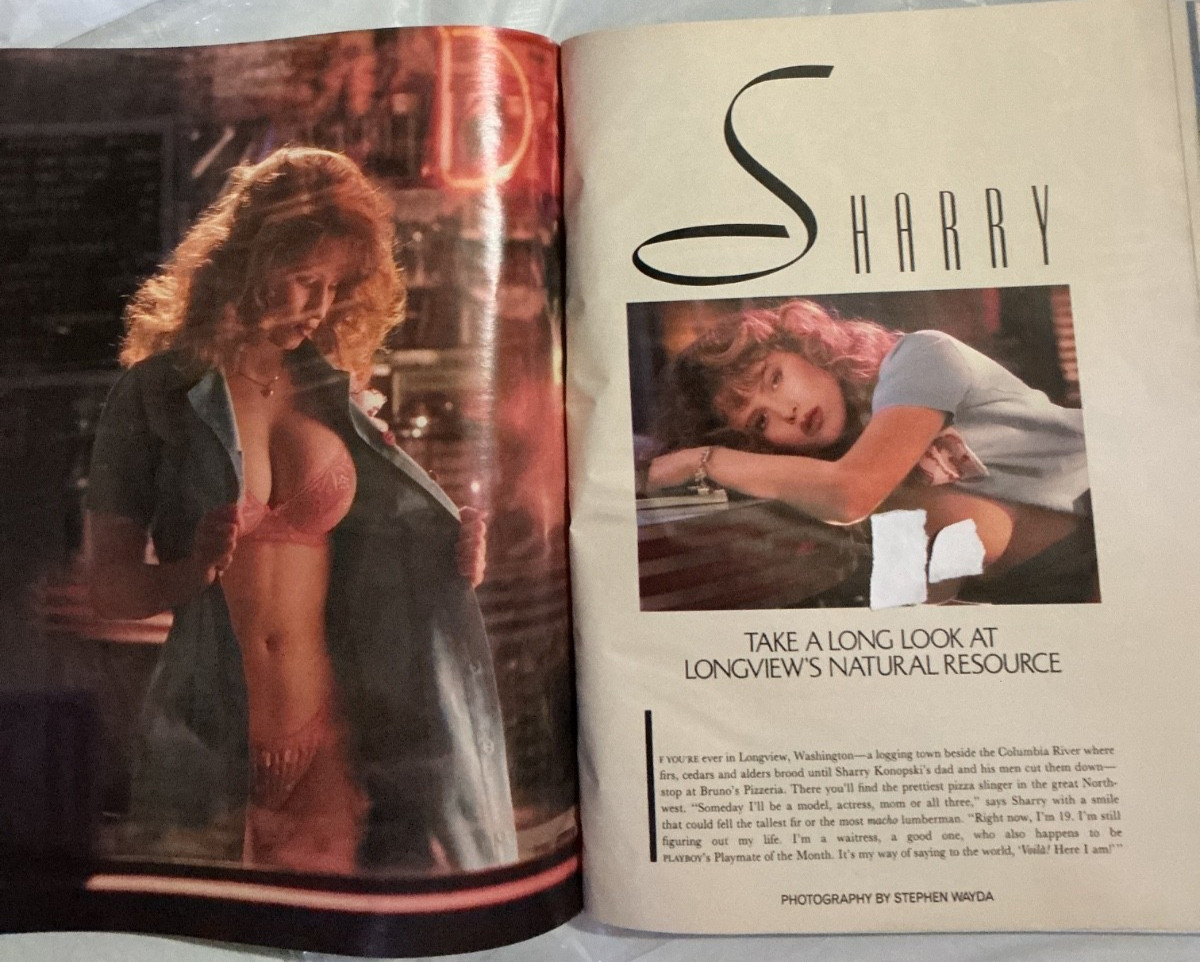 Playboy PICTORIAL ONLY - Playmate SHARRY KONOPSKI    August, 1987, No centerfold
