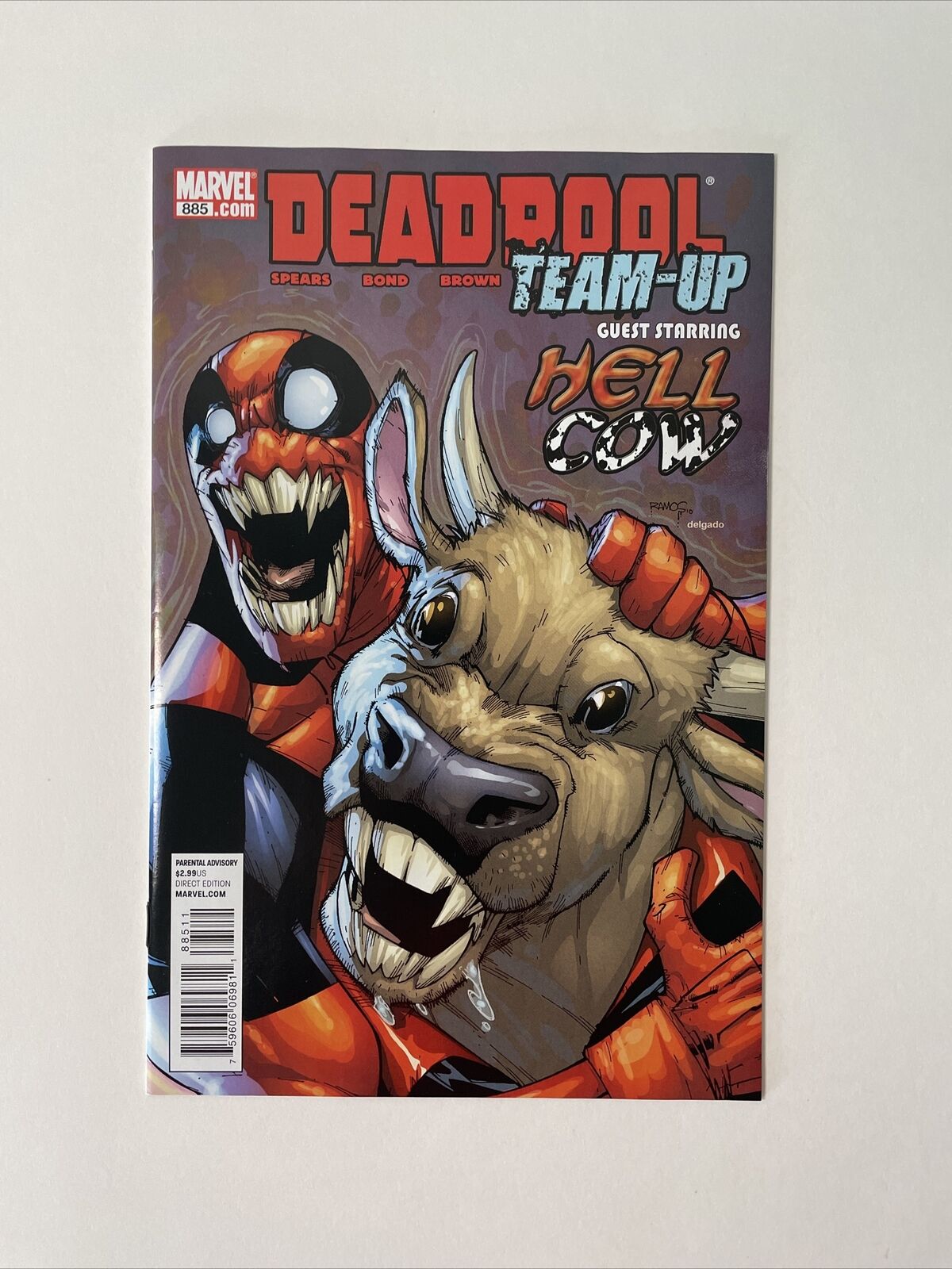 Deadpool Team-Up #885 (2011) 9.4 NM Marvel Key Issue Hell Cow App Low Print Run