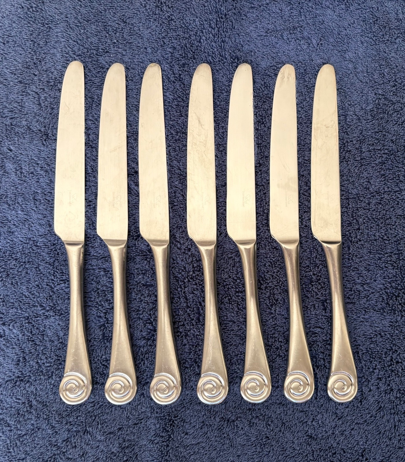 Robert Welch Ammonite Bright 18/10 Stainless Flatware Replacement Choose Piece Robert Welch Ammonite Bright 18/10 Stainless Flatware Replacement Choose Piece