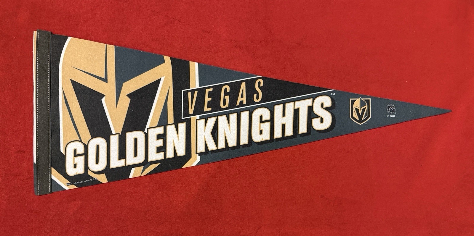 Vegas Golden Knights 29 Inch Pennant NHL National Hockey League Vegas Golden Knights 29 Inch Pennant NHL National Hockey League