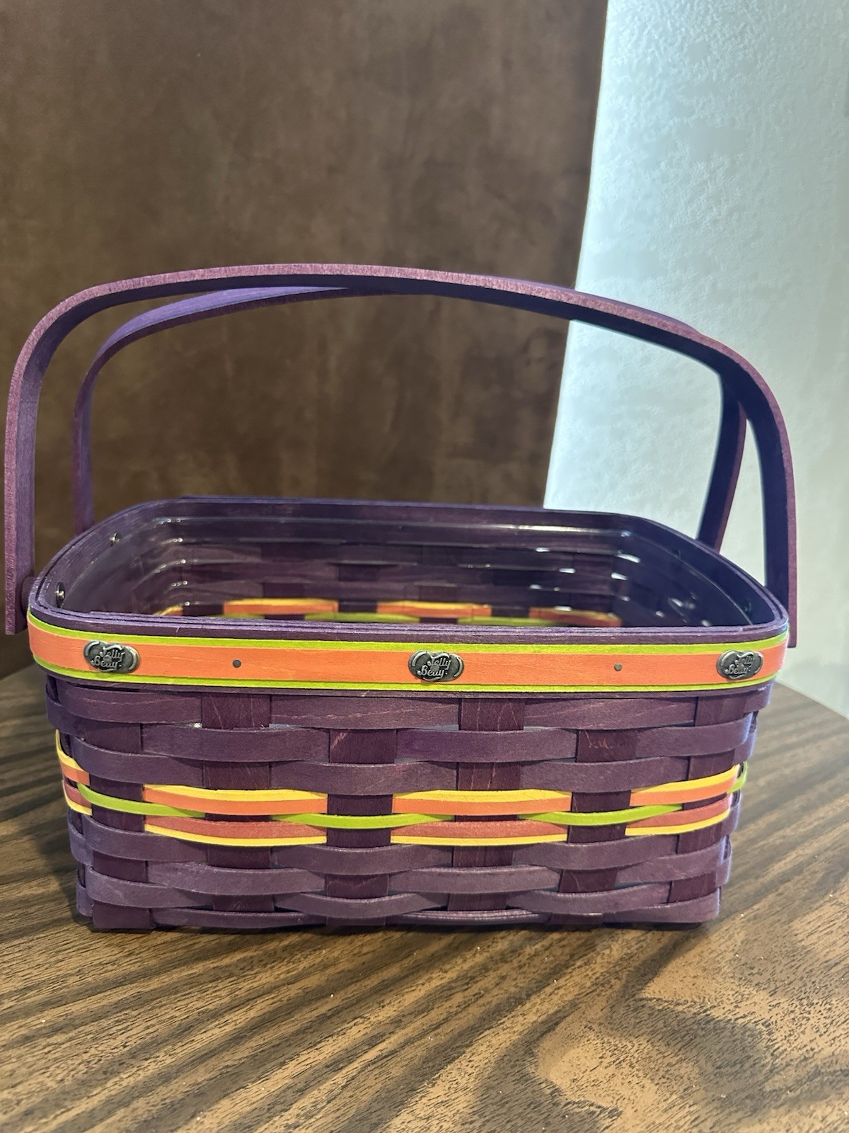 Longaberger RARE Jelly Belly Event Basket Protector NICE VERY CUTE Longaberger RARE Jelly Belly Event Basket Protector NICE VERY CUTE