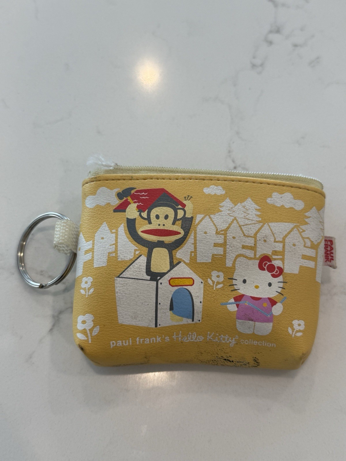 VTG Paul Frank’s Hello Kitty Collection Zippered Key Ring Coin Purse Mini Pouch VTG Paul Frank’s Hello Kitty Collection Zippered Key Ring Coin Purse Mini Pouch